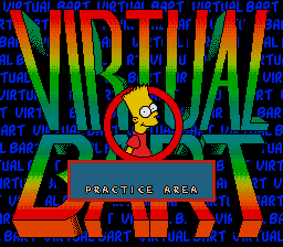 Virtual Bart screenshot 4 for Sega Mega Drive